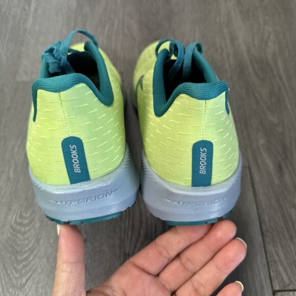 Size 9 - Brooks Hyperion Tempo Green Dusty Blue Running Shoe Men SAMPLE main image 5